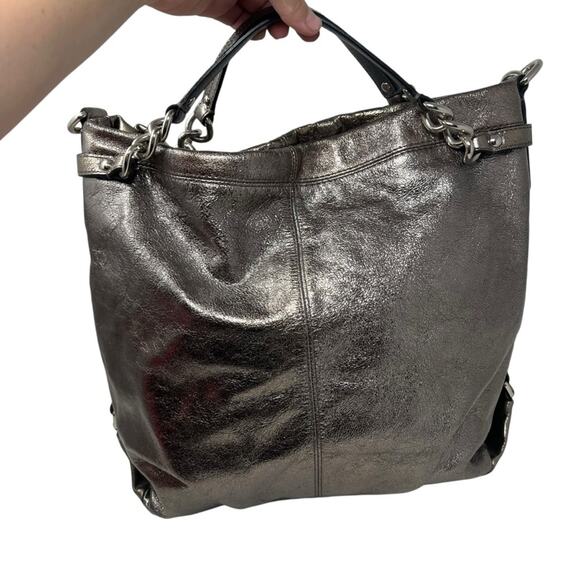 Coach Brooke Metallic Hobo Shoulder Bag - Picture 4 of 11